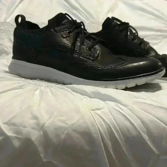 Mark Nason Men's Neo Casual Creswell Wingtip Oxford Size 10 Black - Picture 2 of 8